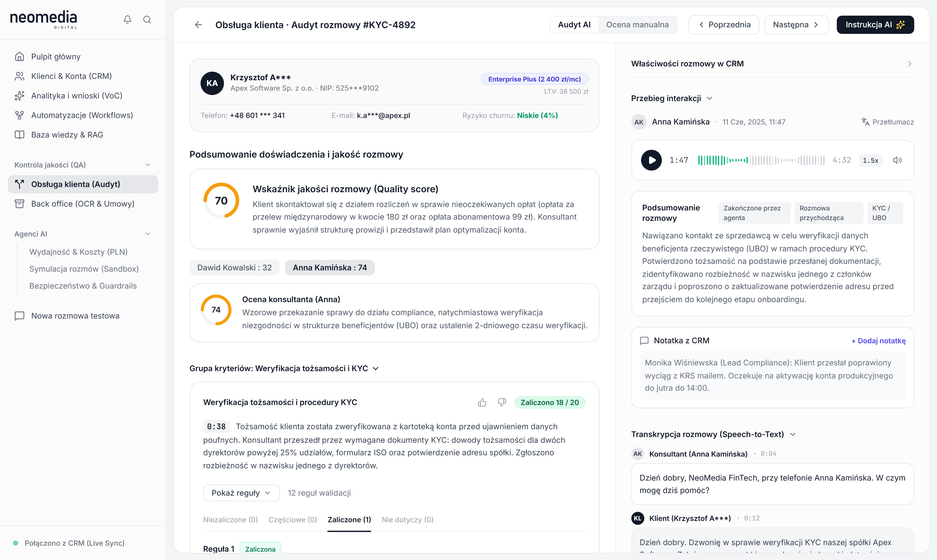 NeoMedia OS Dashboard Preview
